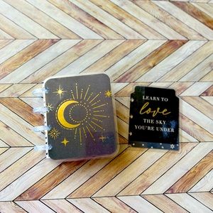 Happy planner micro notes 12 months undated Moon phase love the sky you’re under